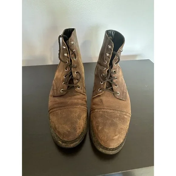 Thursday Boots Company Men’s Captain Boots Size 9 Cap Toe Boots Arizona Adobe - Picture 2 of 7